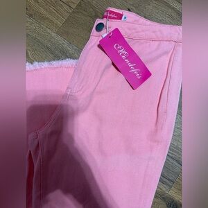 MUNDEFEIS PINK DESTRESSED FLARE